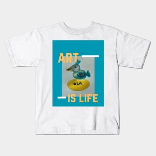 Art is Life Kids T-Shirt